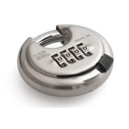 Puck hänglås i rostfritt...