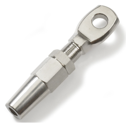 Skruvterminal ögla 3mm Rostfri