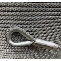 12 mm vinschvajer med kaus 30m