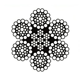 Vajer 10mm med stålkärna...